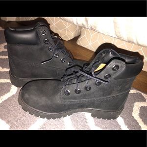 Black Timberland boots